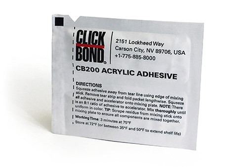 CB91 - CB200 Acrylic Adhesive Kit