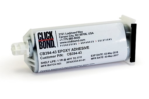CB394-43 - CB394 43ml High-Temperature Epoxy Adhesive Cartridge