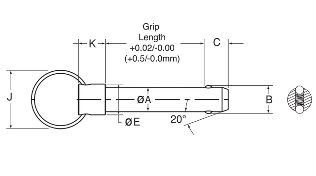 Heavy Duty Detent Pins